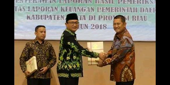 Untuk Ketiga Kalinya, Kabupaten Inhil Kembali Raih Opini WTP dari BPK Perwakilan Riau