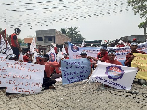Soal Tuntutan Buruh, PTPN V Sebut Para Pemanen di Kebunnya Tanggungjawab Pemborong
