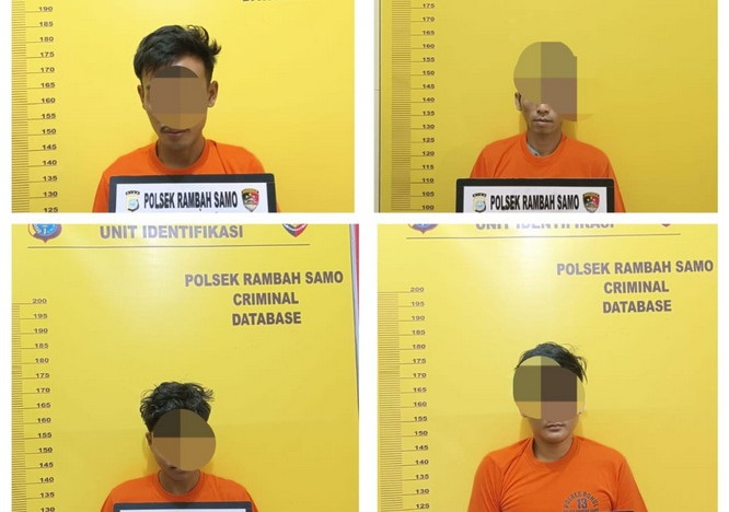 Maling Onderdil Truk dan Penadah Ditangkap Polres Rohul