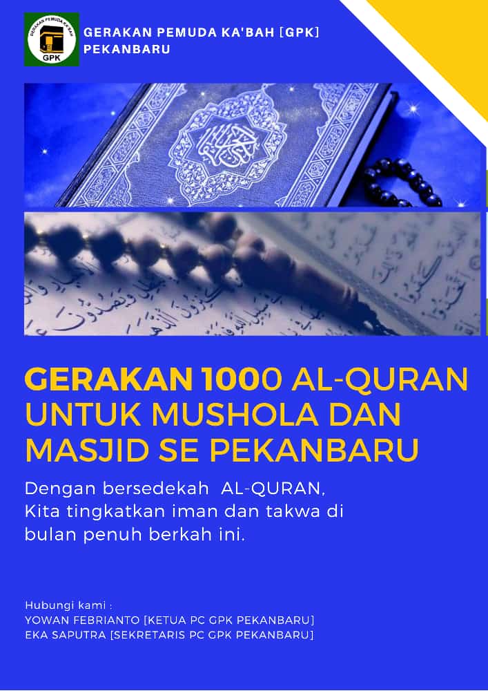 Wakaf 1000 Al-Quran GPK, Yowan: Pahala yang Terus Mengalir Tanpa Henti