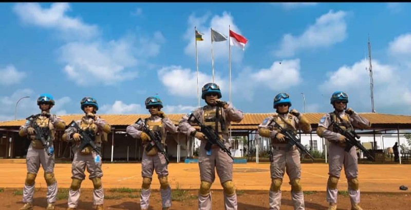 6 Personel Polda Riau Raih Penghargaan Medali PBB