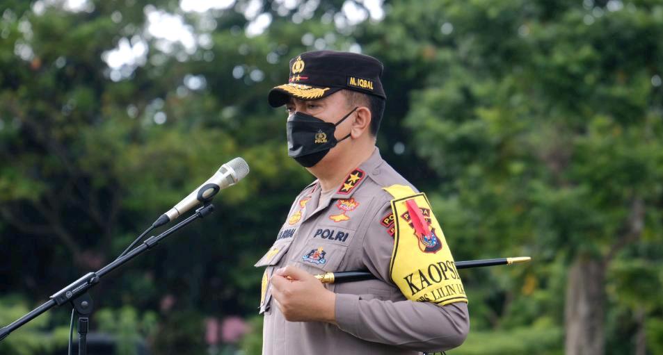 1.067 Personel Polda Riau Naik Pangkat