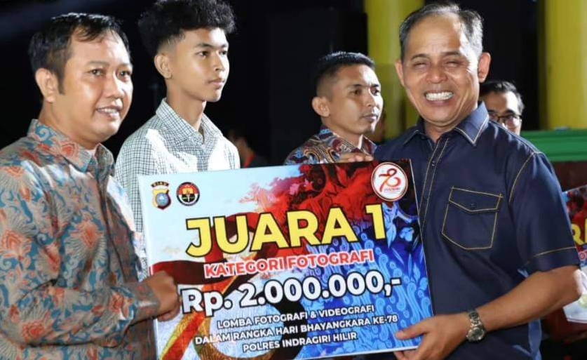 Pj Bupati Inhil Hadiri Malam Syukuran Hari Bhayangkara ke-78