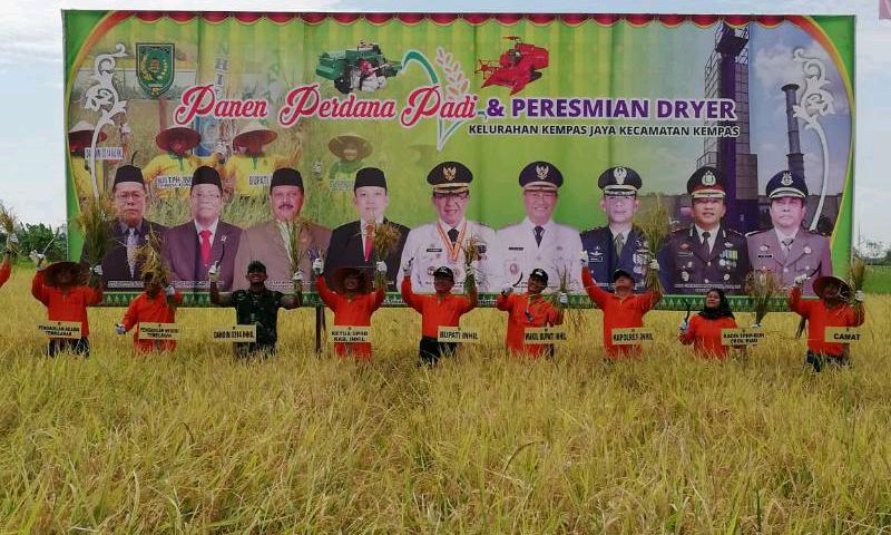 HM Wardan Komitmen Pertahankan Predikat Inhil Sebagai Lumbung Padi Riau