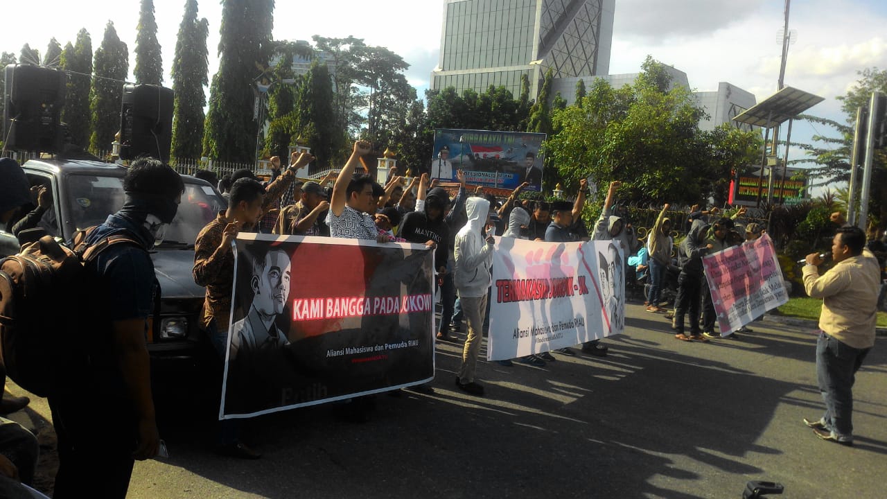 Aliansi Mahasiswa di Riau Dukung Jokowi Indonesa Satu