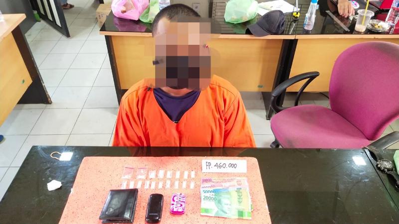 AR Ditangkap Saat Transaksi Narkoba di Hotel Tembilahan