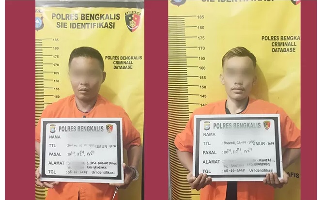 Bandar Narkoba Asal Bengkalis Ditangkap, Barang Bukti Hampir 1 Kg Sabu