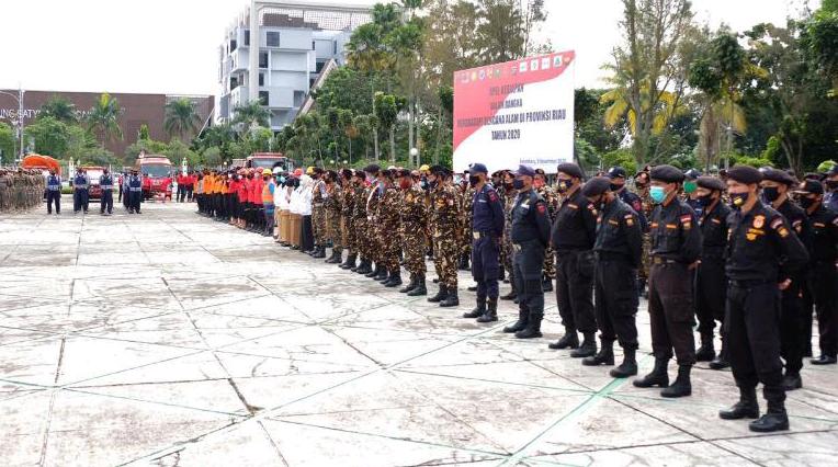 1300 Personil Gabungan Disiagakan Antisipasi Bencana di Riau