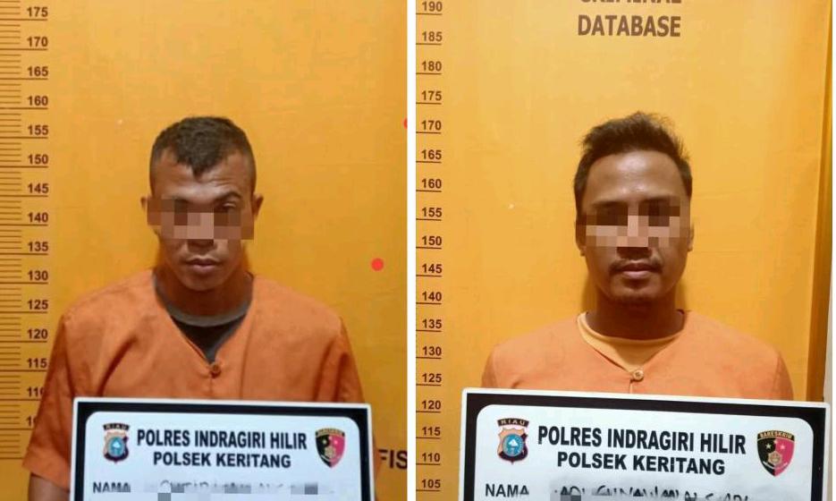 Polsek Keritang Tangkap Pengguna Sabu di Desa Petalongan