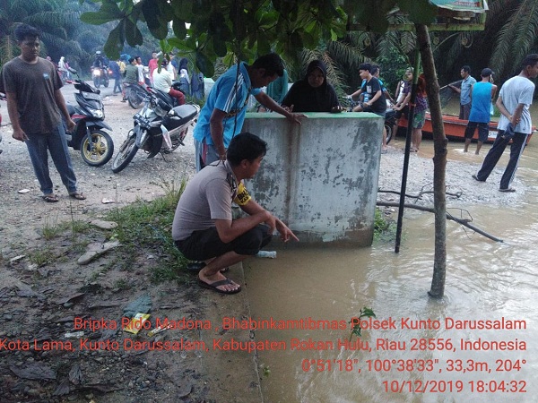 Bocah 4 Tahun di Pelanduk Rohul Tewas Terseret Arus Parit