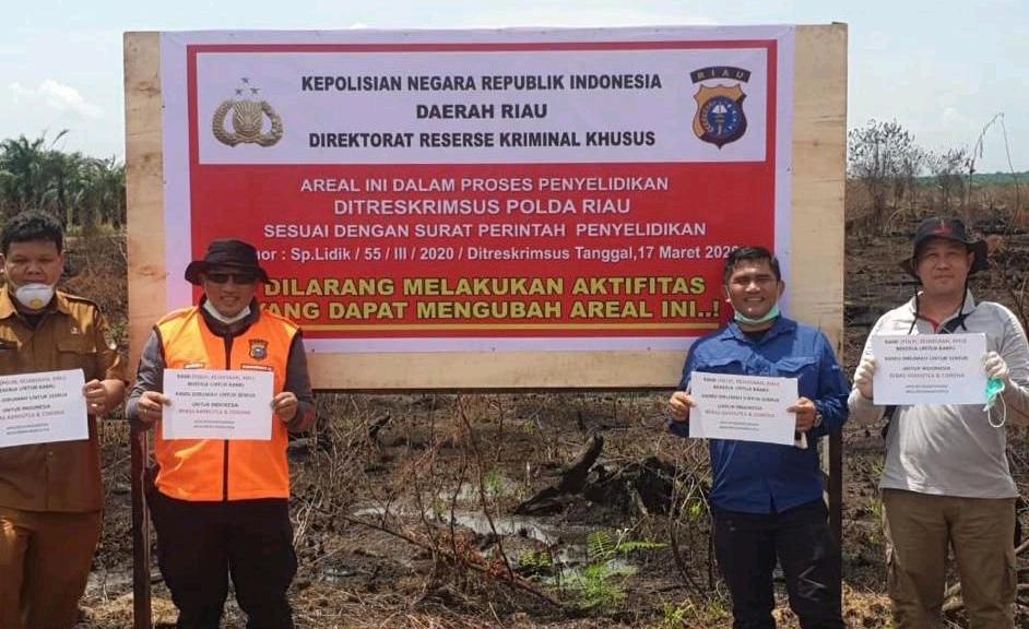 Polda Riau akan Serahkan Tersangka dan BB Kasus Karhutla PT BMI