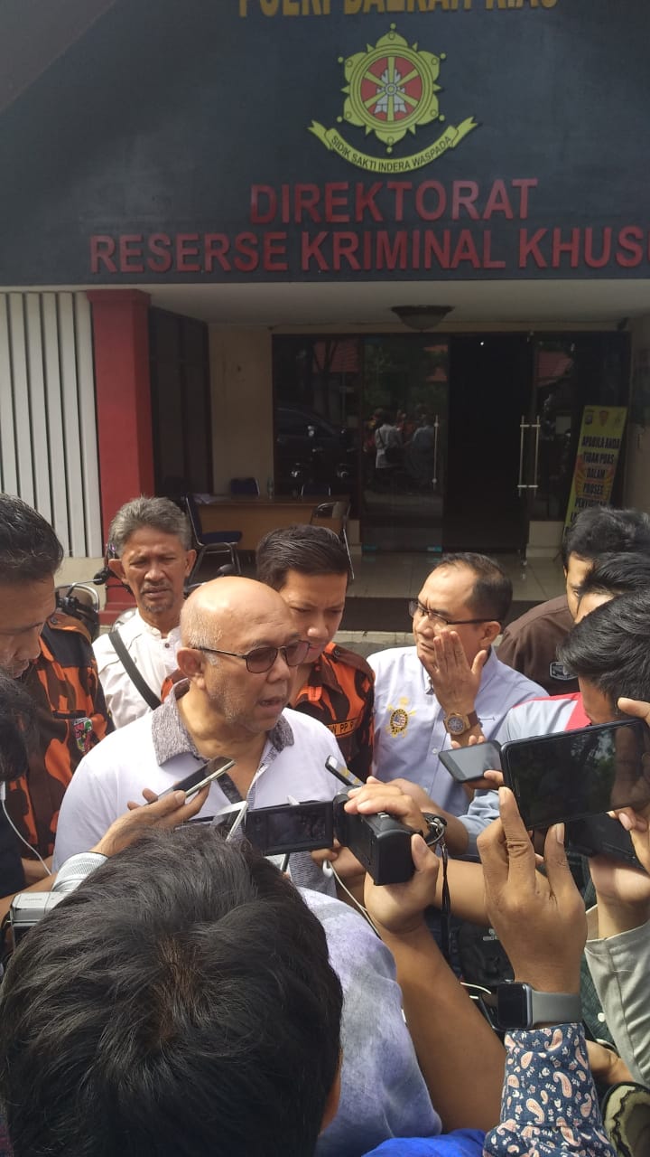 Anto Rachman Laporkan Penyebar Video Hoax PP Riau ke Reskrimsus