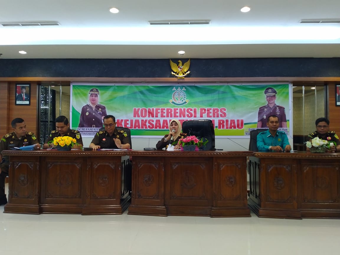 Kejati Riau Belum Tahan Tersangka Korupsi Video Wall Pemko Pekanbaru