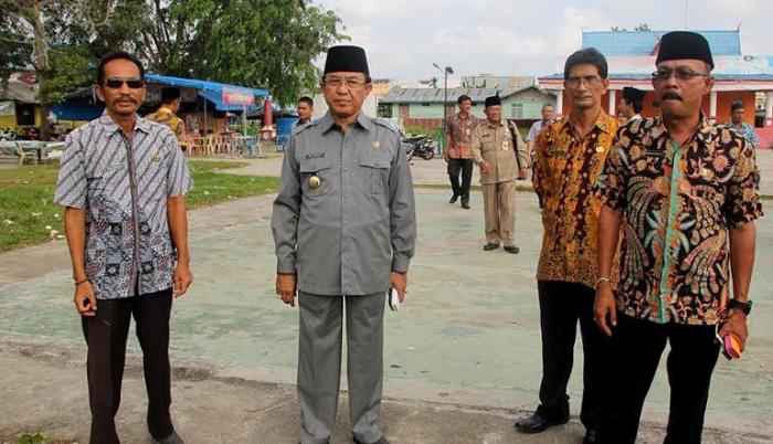 Bupati Inhil Tinjau Persiapan Progres MTQ Kabupaten di Kecamatan Kateman