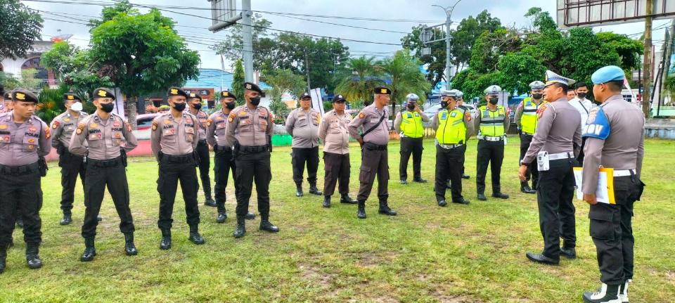 Polres Kampar Perketat Pengamanan Pendistribusian Konservasi BBM ke BBG