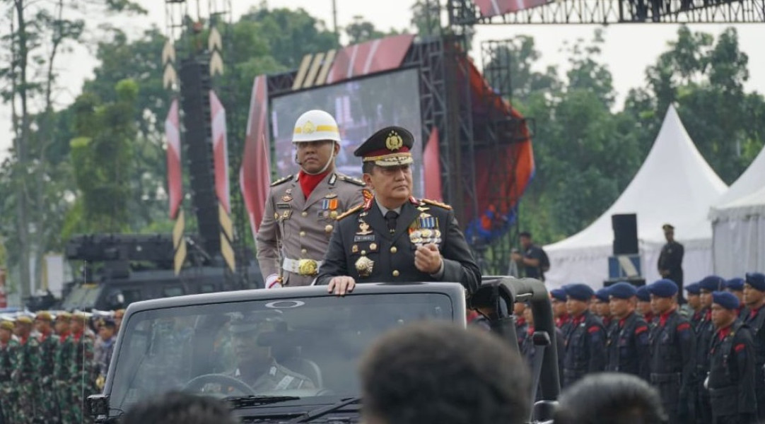 Pimpin Upacara Hari Bhayangkara ke 78, ini Pesan Kapolda Riau