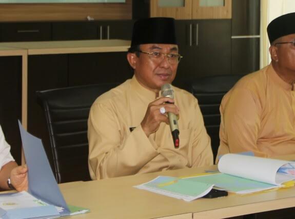 Bupati Inhil Laksanakan Rapat Terkait Pengajuan Izin Prinsip  Dari PT Bintang Alam Raya