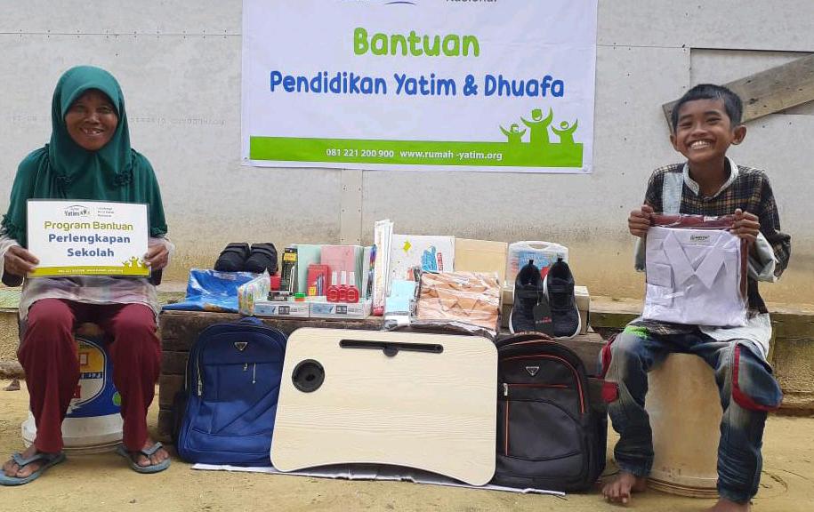 Syaiful Amri, Yatim Asal Riau Terima Bantuan Pendidikan