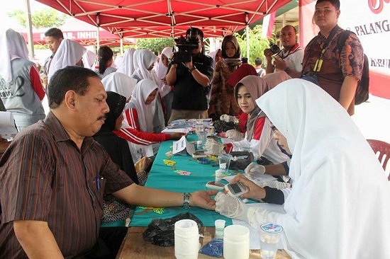 Sekda Inhil Hadiri Bakti Sosial Pengobatan Gratis Dalam Rangka HUT Korpri Ke 45