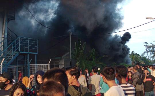 Kebakaran Perumahan Karyawan PT PSG
