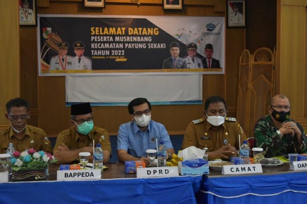 Wakil Ketua DPRD Pekanbaru Hadiri Musrenbang Kecamatan Payung Sekaki