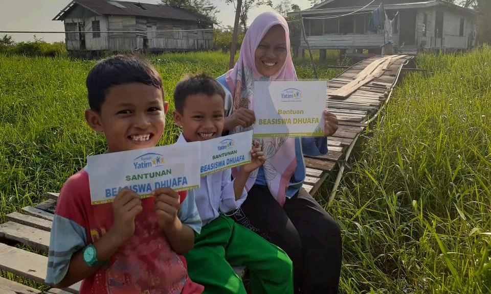 Bantuan Pendidikan Rumah Yatim untuk Korban Lakalantas di Pekanbaru