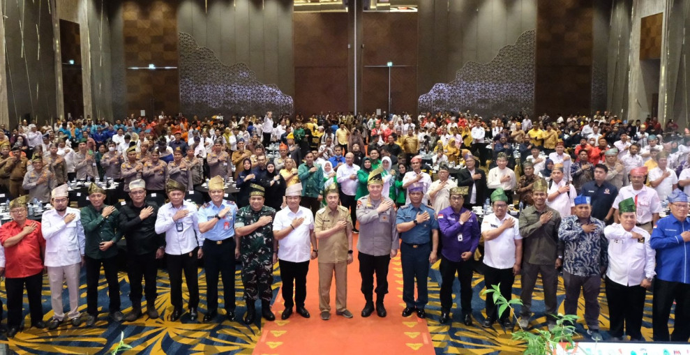 18 Parpol dan Ratusan Peserta di Riau Ikuti Deklarasi Pemilu Damai