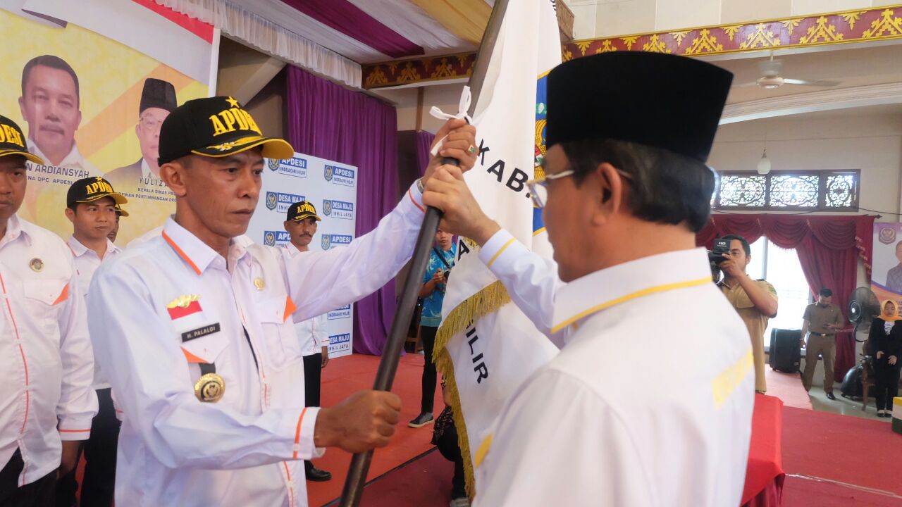 Wardan Kukuhkan Kepengurusan DPC APDESI Inhil Periode 2017 - 2022