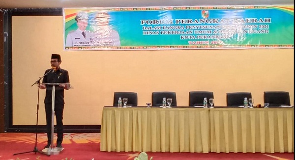 Kepada Dinas PUPR, Wakil Ketua DPRD Pekanbaru Ingatkan Soal Perbaikkan Infrastuktur Jalan