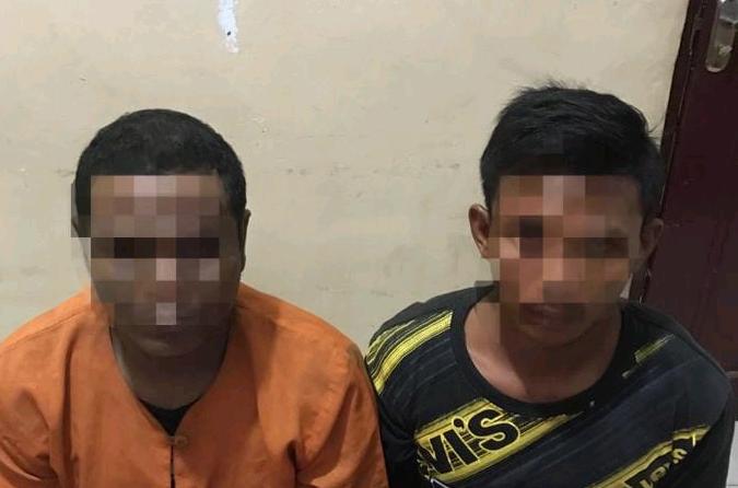 Polsek Keritang Tangkap Dua Pengedar Sabu di Dusun Teladan