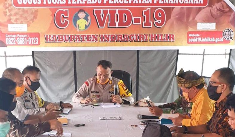 Gugus Tugas Covid-19 Inhil Gesa Sinkronisasi Data Calon Penerima Bansos