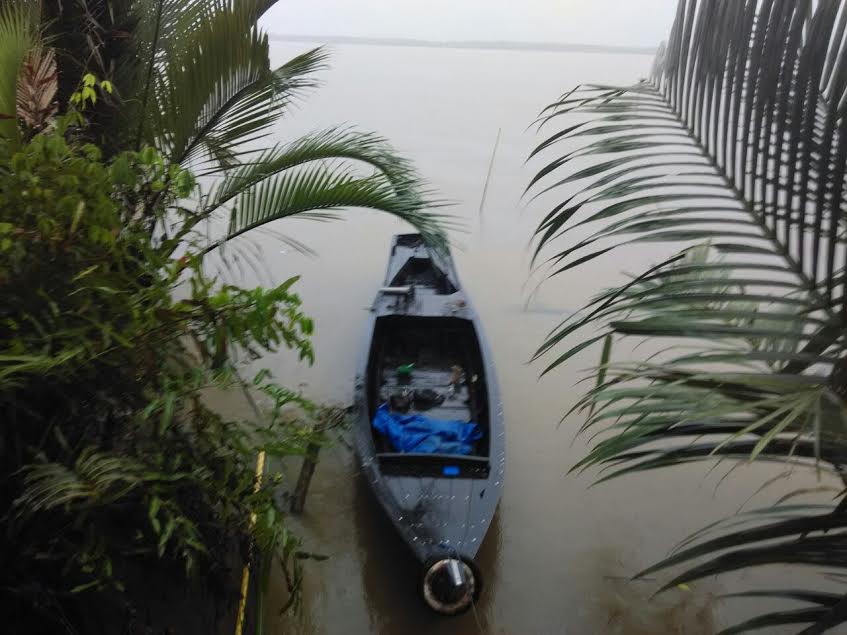 Diduga Disambar Petir Seorang Pemuda di Inhil Hilang Di Sungai Indragiri