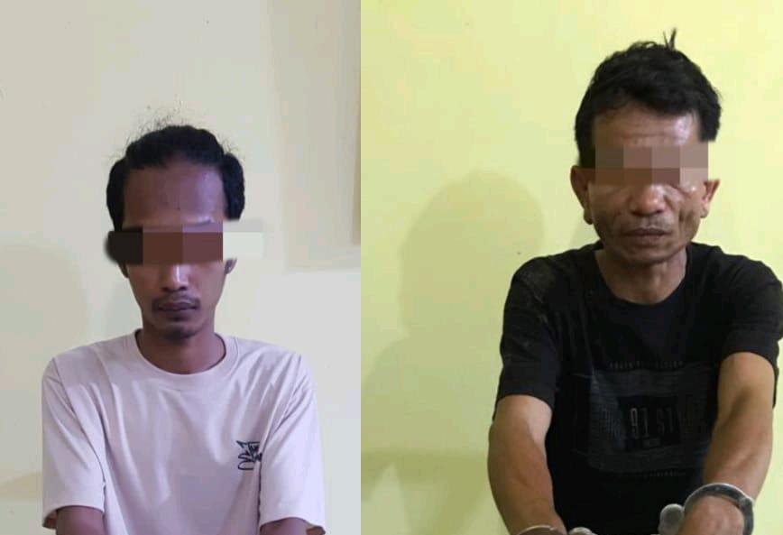 2 Pelaku Narkoba Tak Berkutik saat Ditangkap Polsek XIII Koto Kampar