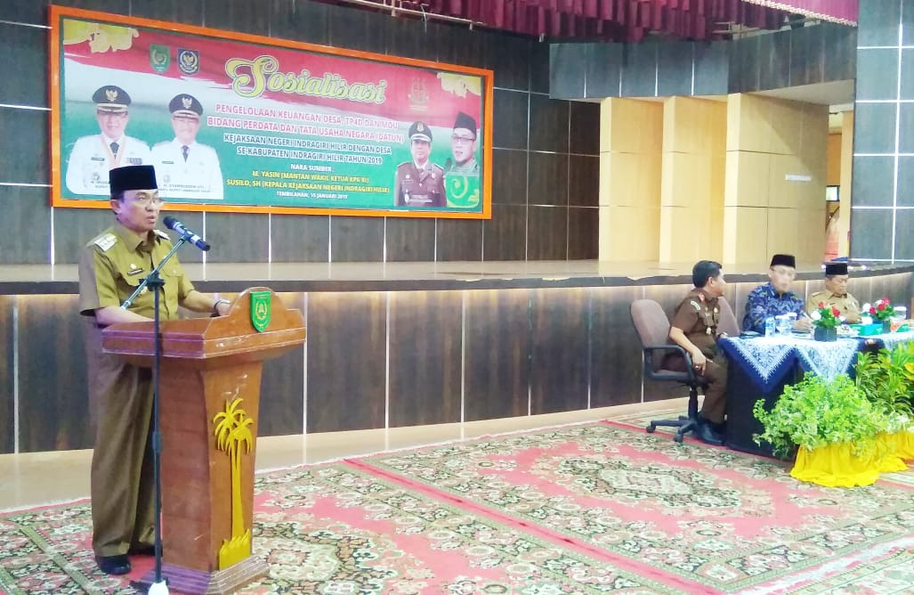 Sosialisasi Pengelolaan Keuangan Desa, TP4D Serta MoU Bidang Datun