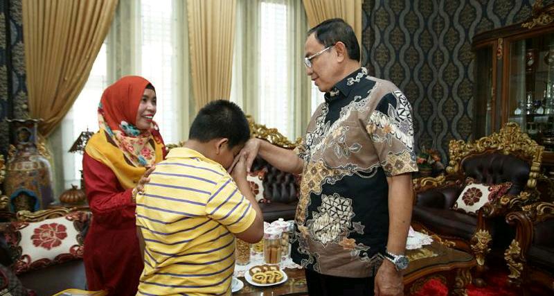 Murid SD Pemenang OSN Tingkat Provinsi Riau Ditemui HM Wardan