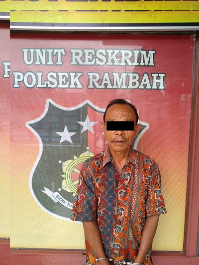 Personil Polsek Rambah Berhasil Bekuk Pelaku Cabul di Sumatera Utara