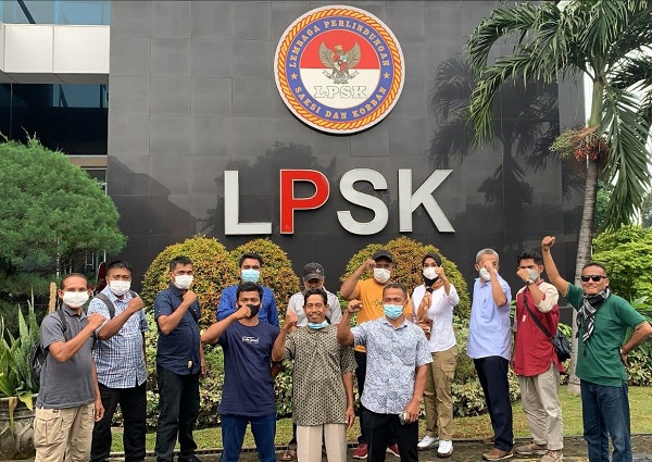 LPSK Berikan Perlindungan Kepada 997 Petani Asal Kampar Akibat Dikriminalisasi PTPN V dan Polres Kampar