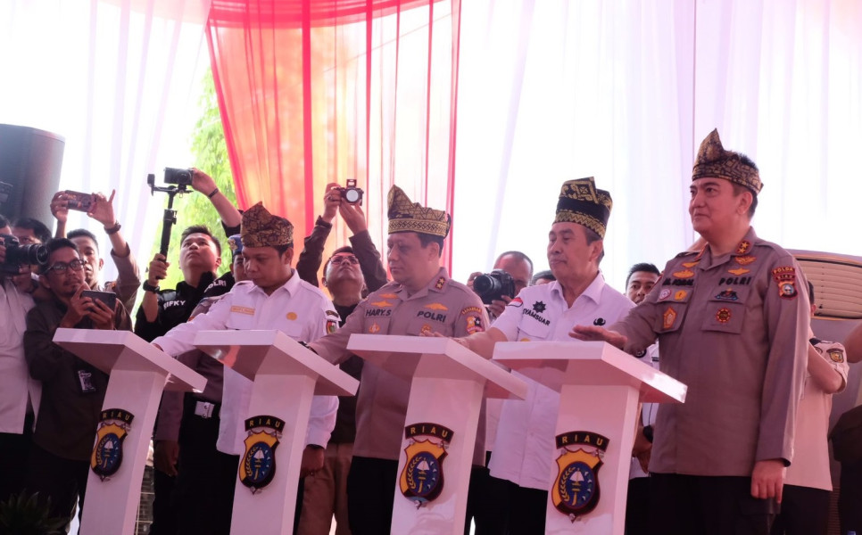 Tingkatkan Keamanan, Polda Riau Launching Polisi RW