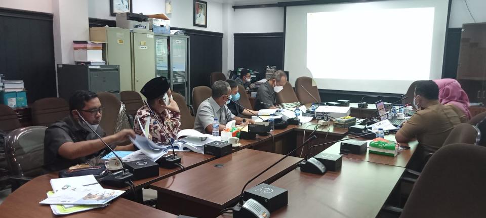 Komisi IV DPRD Pekanbaru Hearing Bersama Dinkes Bahas R-APBD Tahun 2022