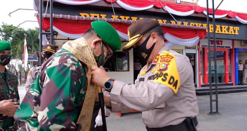 Pangdam I/BB Yang Putra Seorang Prajurit Brimob Berkunjung ke Polda Riau