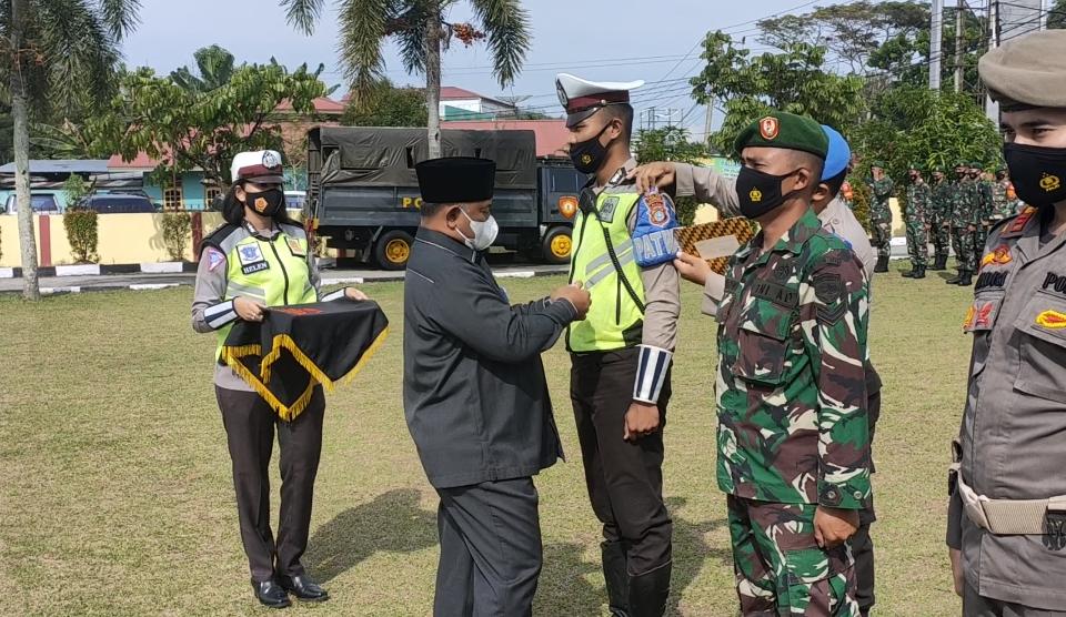Polres Kampar Gelar Apel Pasukan Operasi Ketupat Lancang Kuning 2021