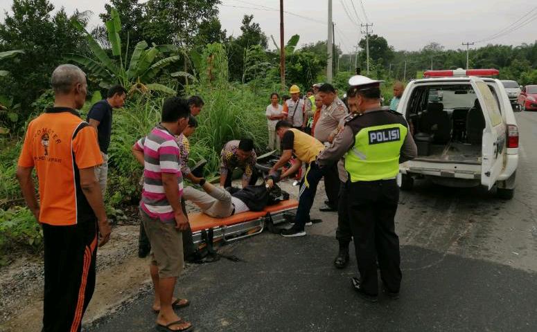 Alami Kecelakaan Lalulintas, Anggota Polres Kampar Tewas di TKP