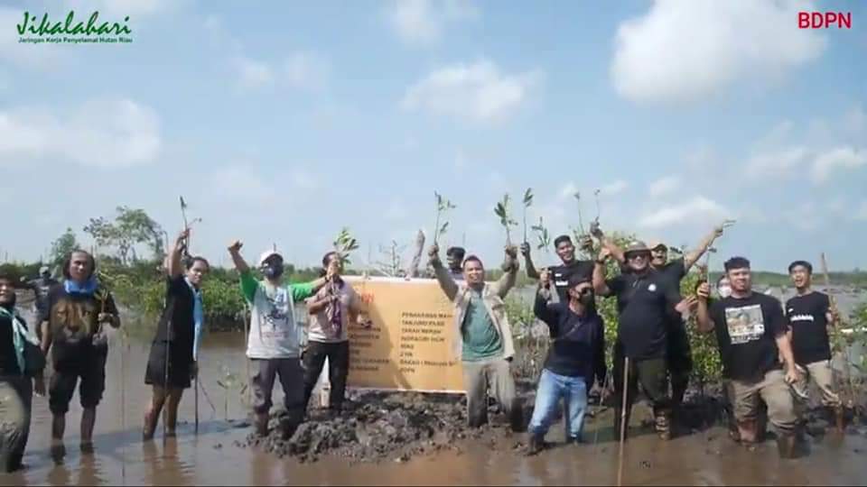 Tanam Mangrove Mitigasi Perubahan Iklim dan Pemulihan Ekonomi Masyarakat