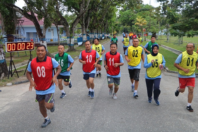 Sebanyak 17 Pama TNI AU Jalani Ujian Kenaikan Pangkat di Lanud Roesmin Nurjadin