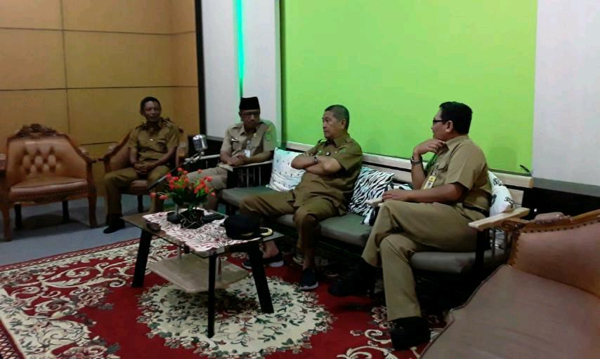 Wabup Syamsuddin UTI Sambangi Studio GGTV dan Stasiun Radio Gemilang FM