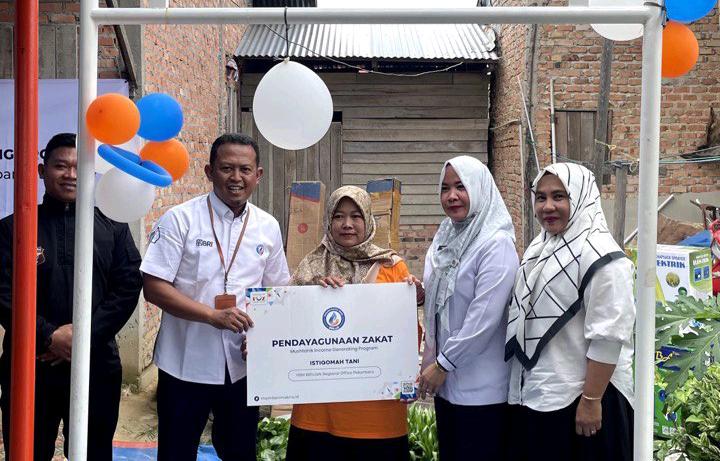YBM BRILiaN RO Pekanbaru Launching Kelompok MIGP Istiqomah Tani