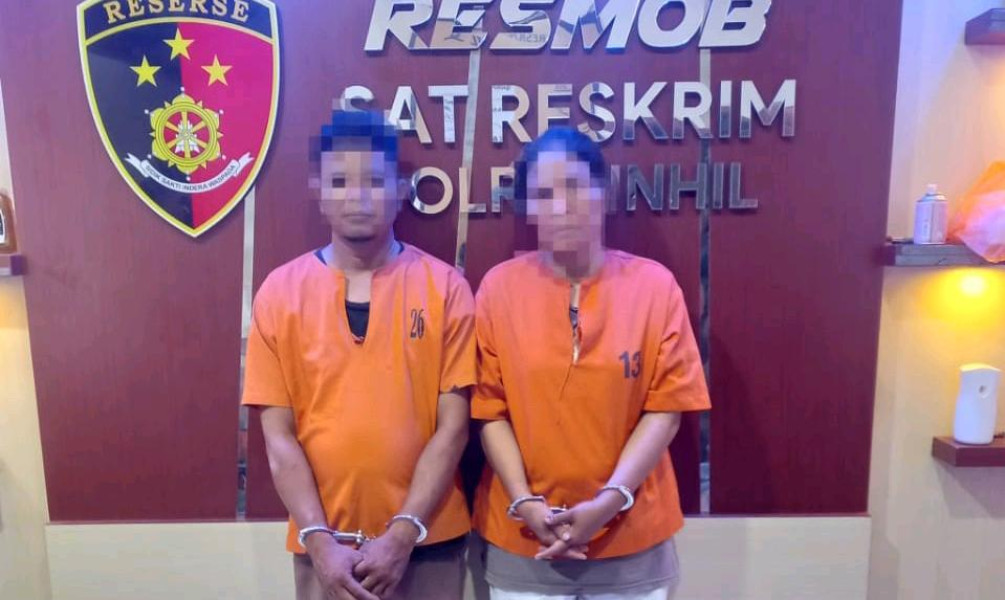 Pasutri di Inhil Kompak Jadi Curanmor