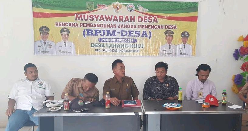 Desa Lahang Hulu Gelar RPJM Tahun Anggaran 2022-2027