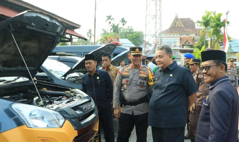 Wakil DPRD Inhil Hadiri Apel Pasukan Zebra Lancang Kuning