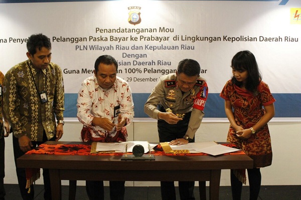 PT PLN Gandeng Polda Riau Tindak Pencurian Arus Listrik